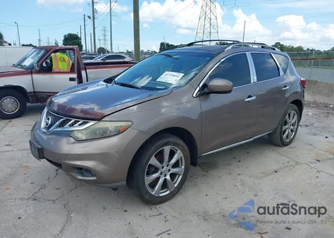 2014 Nissan Murano Le z USA, uszkodzony, nr VIN JN8AZ1MU2EW400258